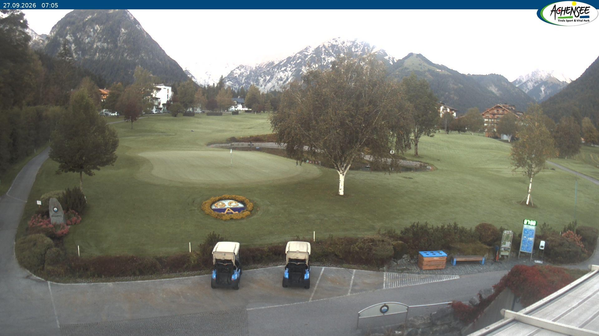 Archiv Foto Webcam Pertisau am Achensee - Golfclub