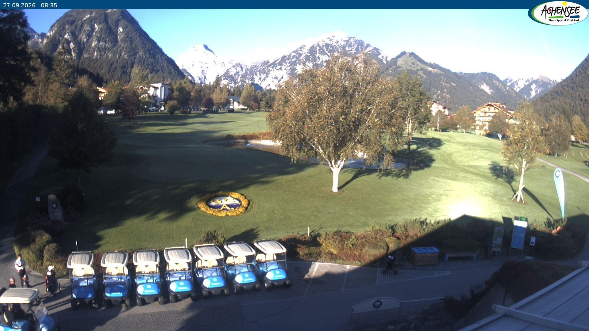 Archiv Foto Webcam Pertisau am Achensee - Golfclub