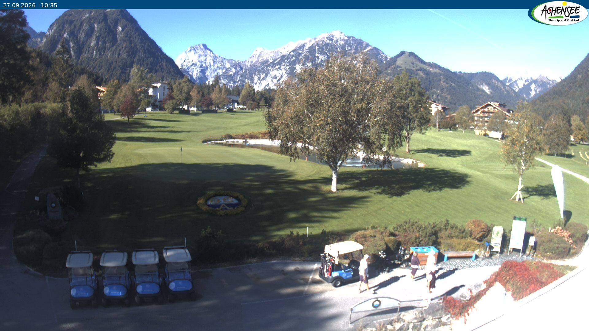 Archiv Foto Webcam Pertisau am Achensee - Golfclub