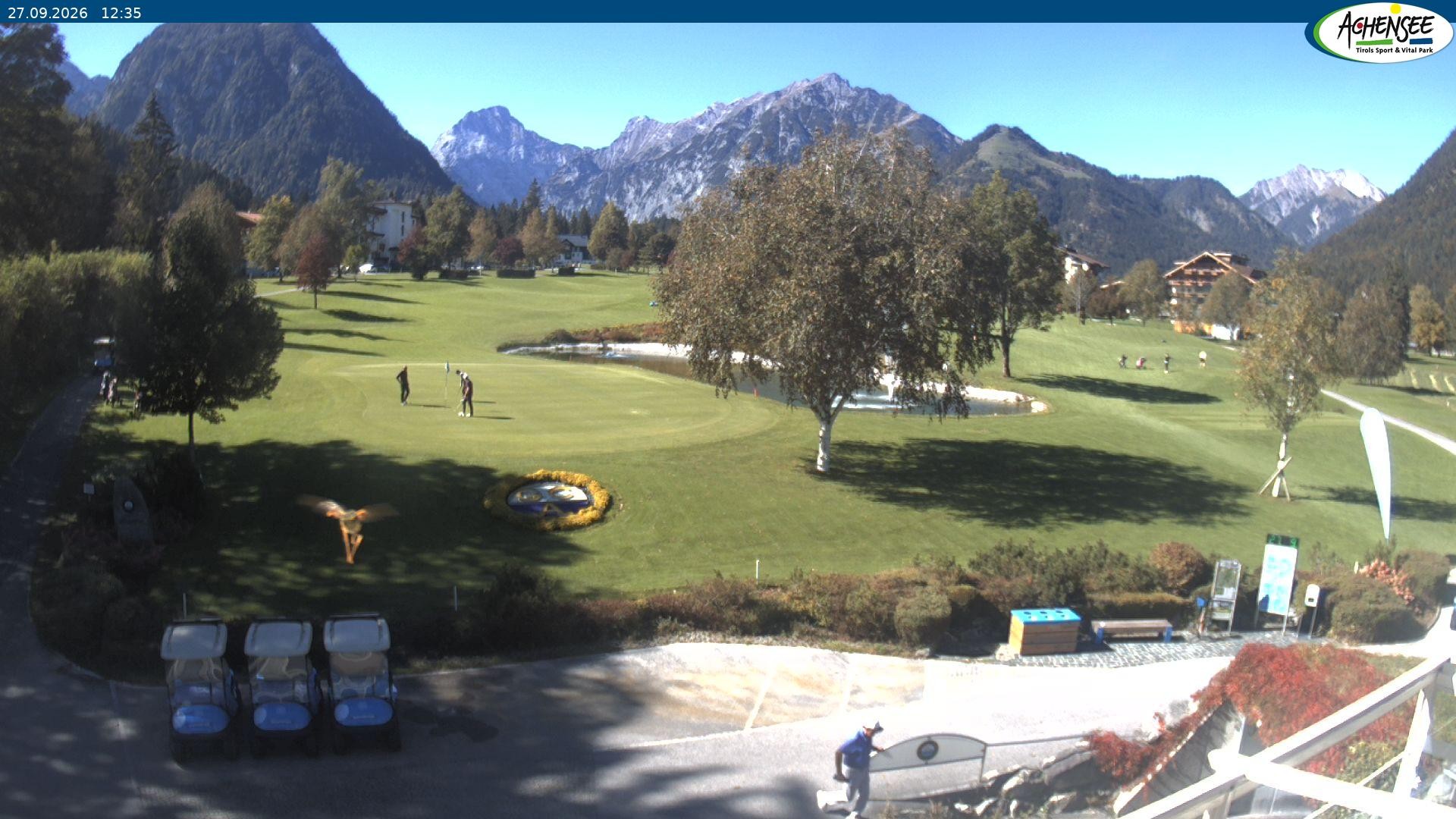 Archiv Foto Webcam Pertisau am Achensee - Golfclub