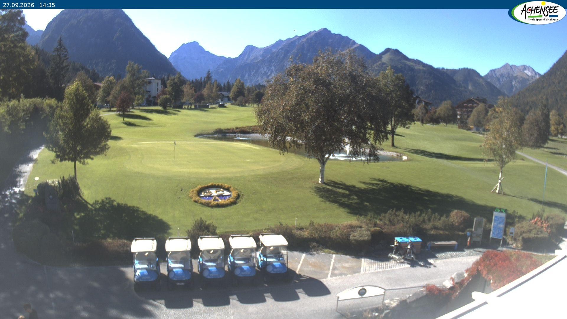 Archiv Foto Webcam Pertisau am Achensee - Golfclub