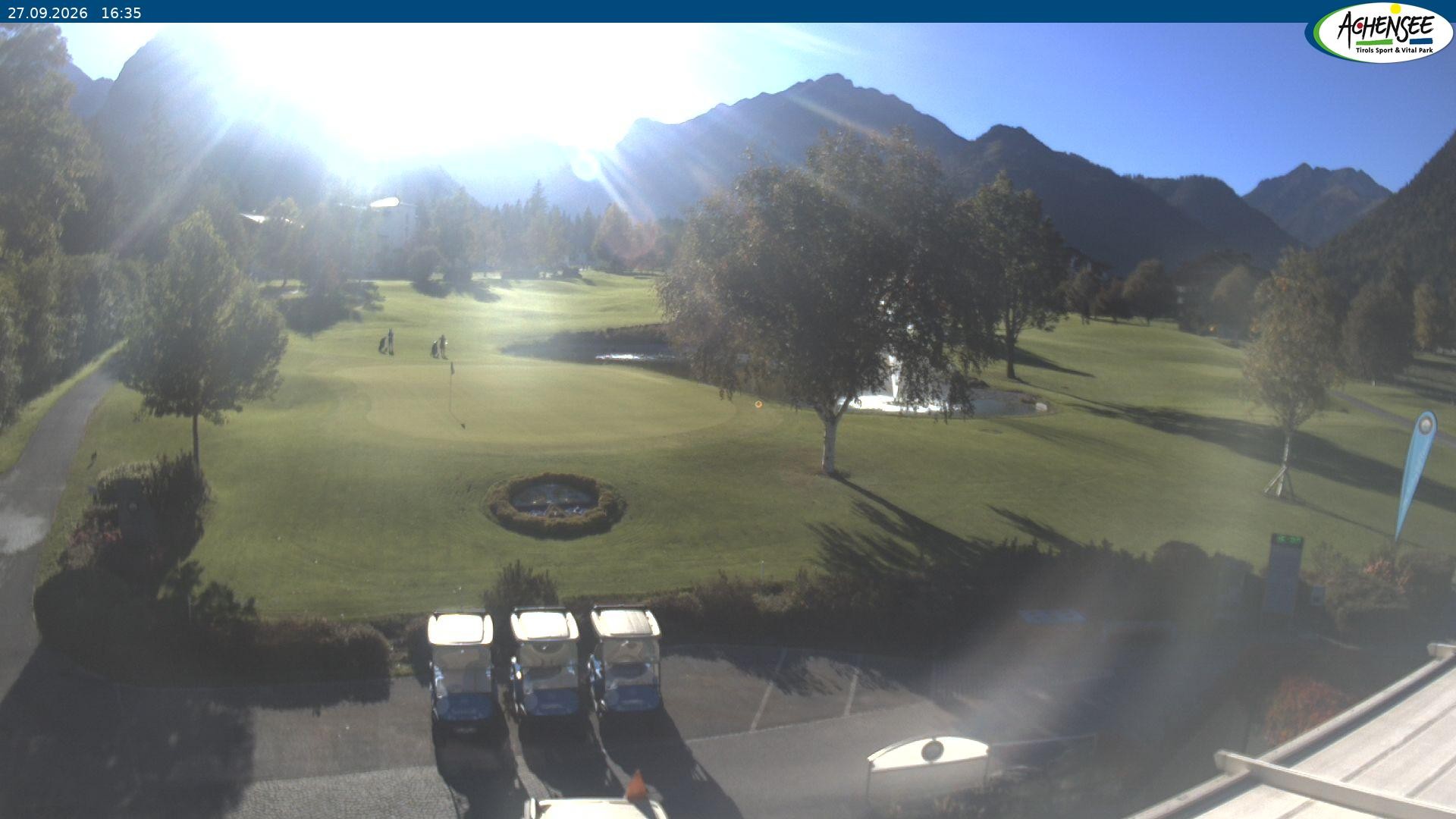 Archiv Foto Webcam Pertisau am Achensee - Golfclub
