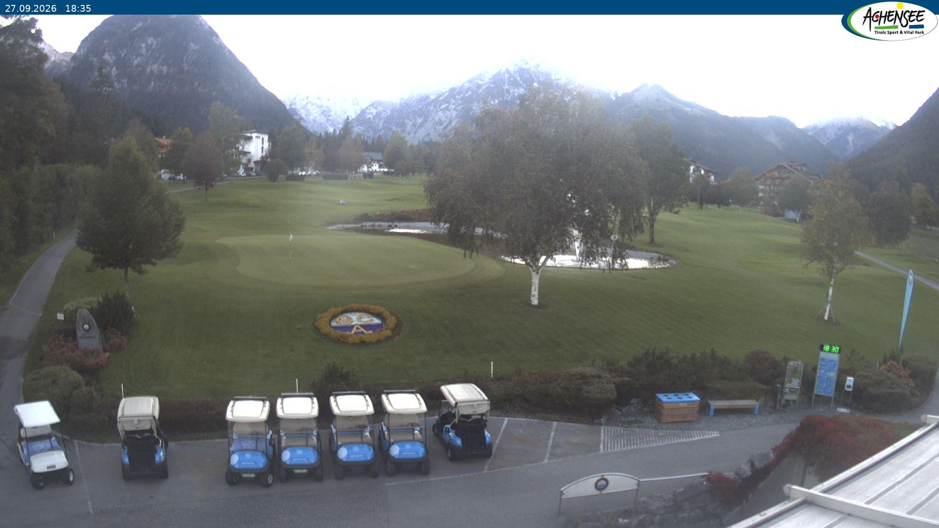 Archiv Foto Webcam Pertisau am Achensee - Golfclub