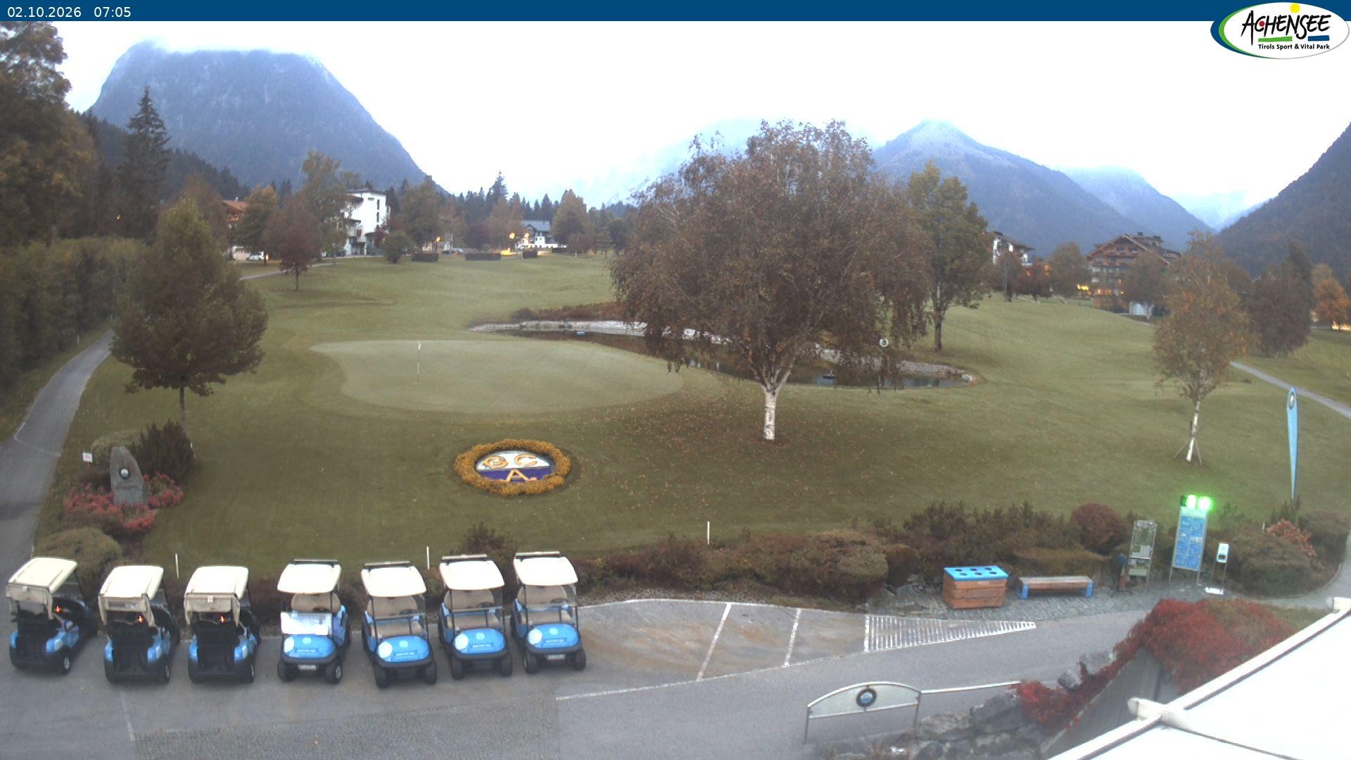 Archiv Foto Webcam Pertisau am Achensee - Golfclub