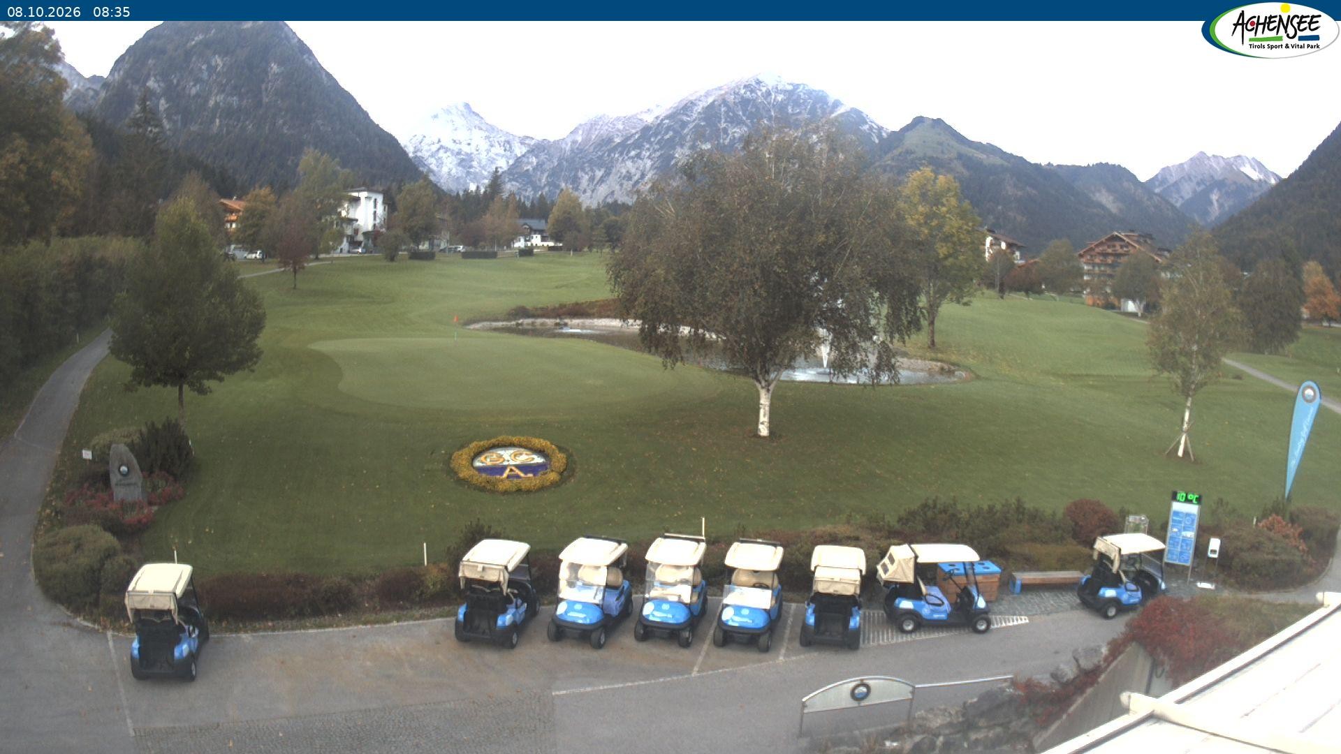 Archiv Foto Webcam Pertisau am Achensee - Golfclub