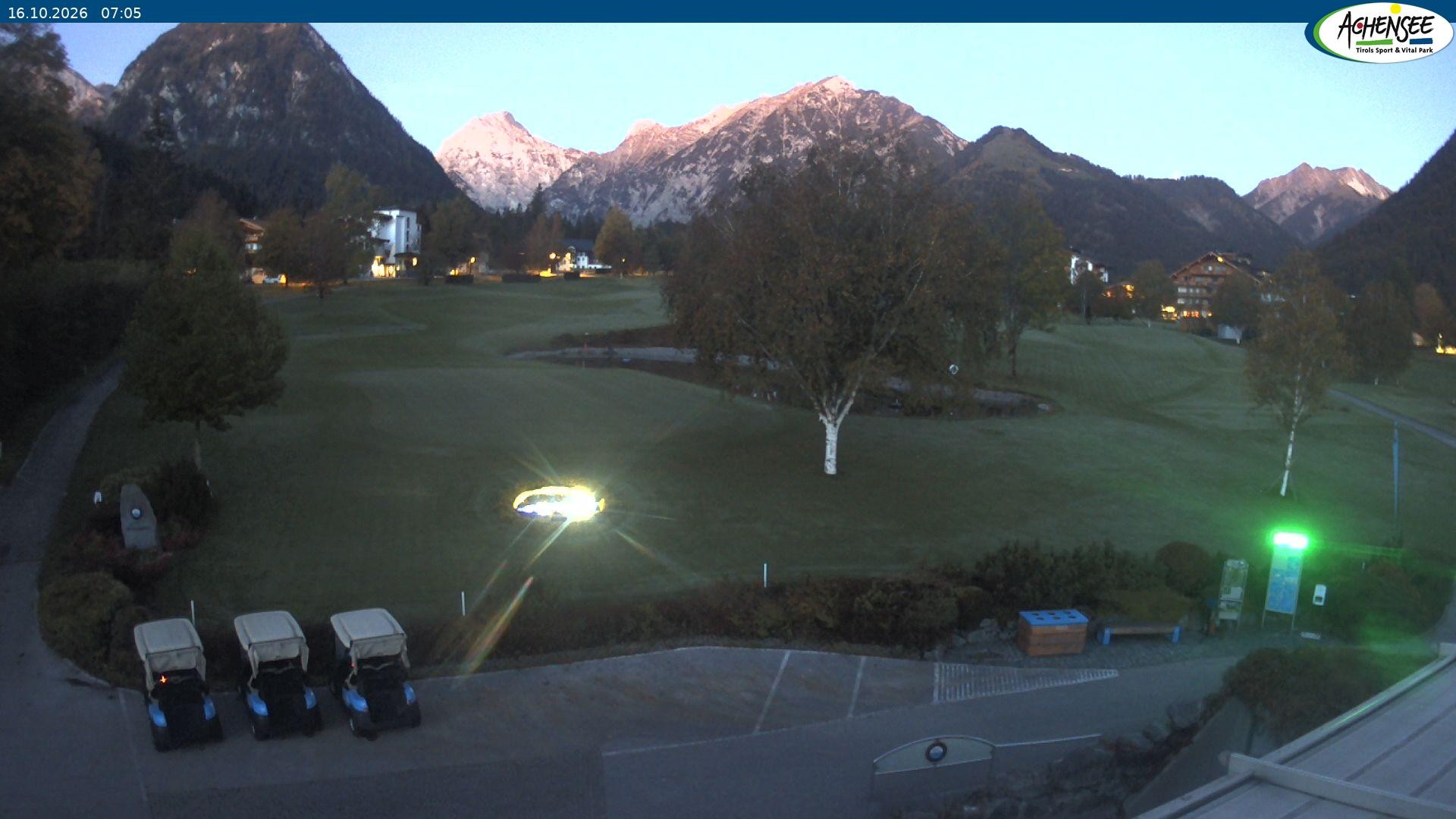 Archiv Foto Webcam Pertisau am Achensee - Golfclub