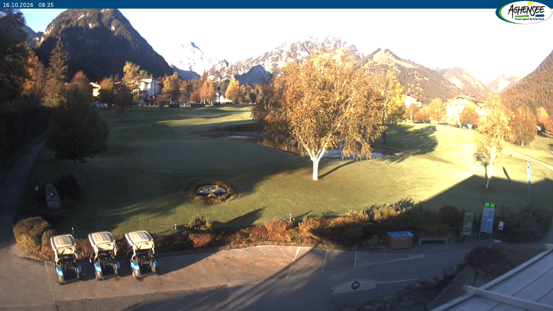 Archiv Foto Webcam Pertisau am Achensee - Golfclub