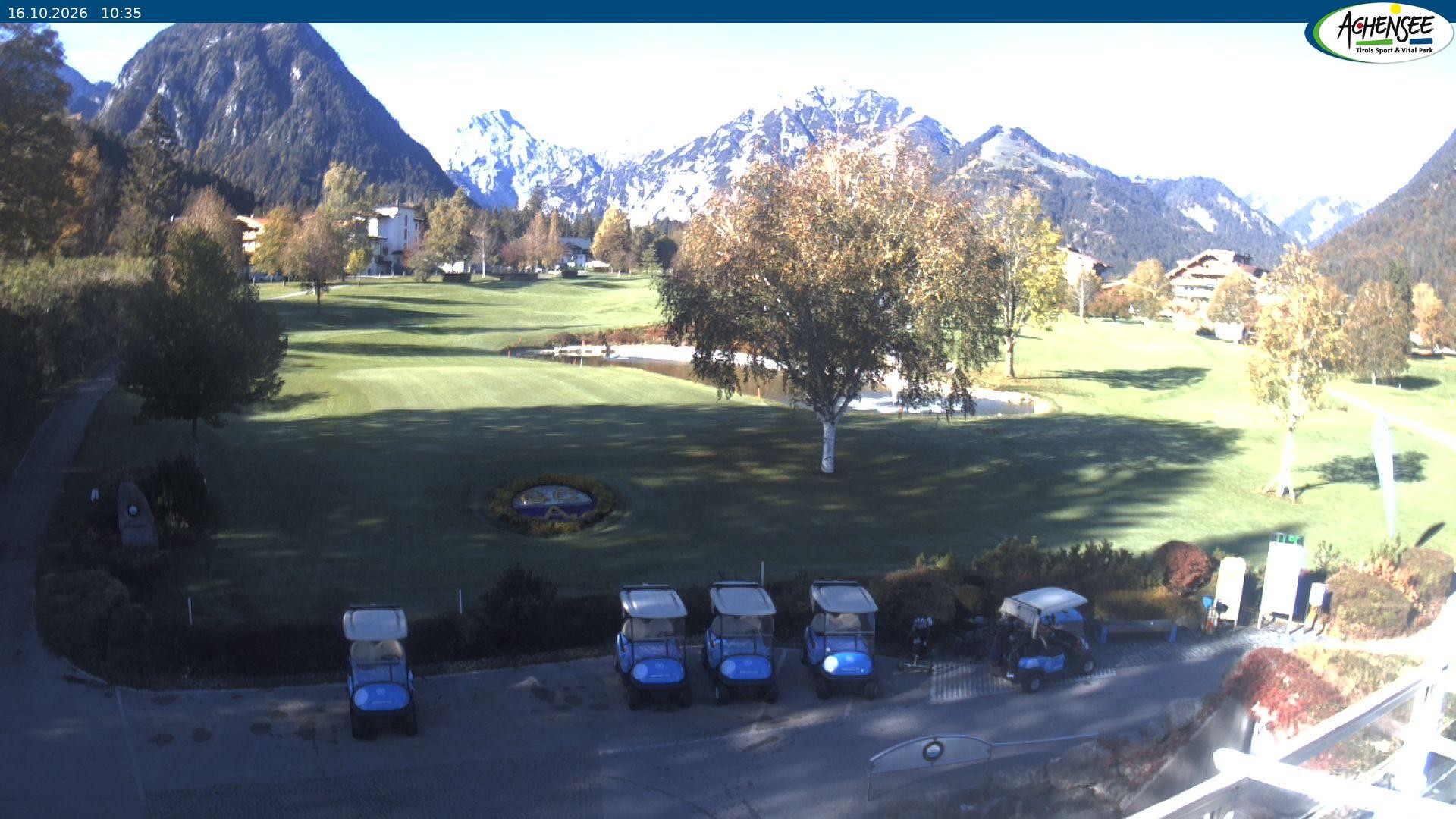 Archiv Foto Webcam Pertisau am Achensee - Golfclub