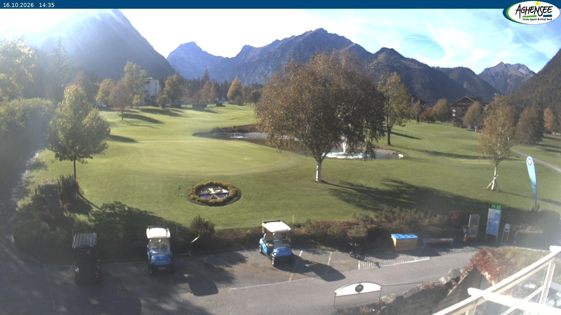 Archiv Foto Webcam Pertisau am Achensee - Golfclub