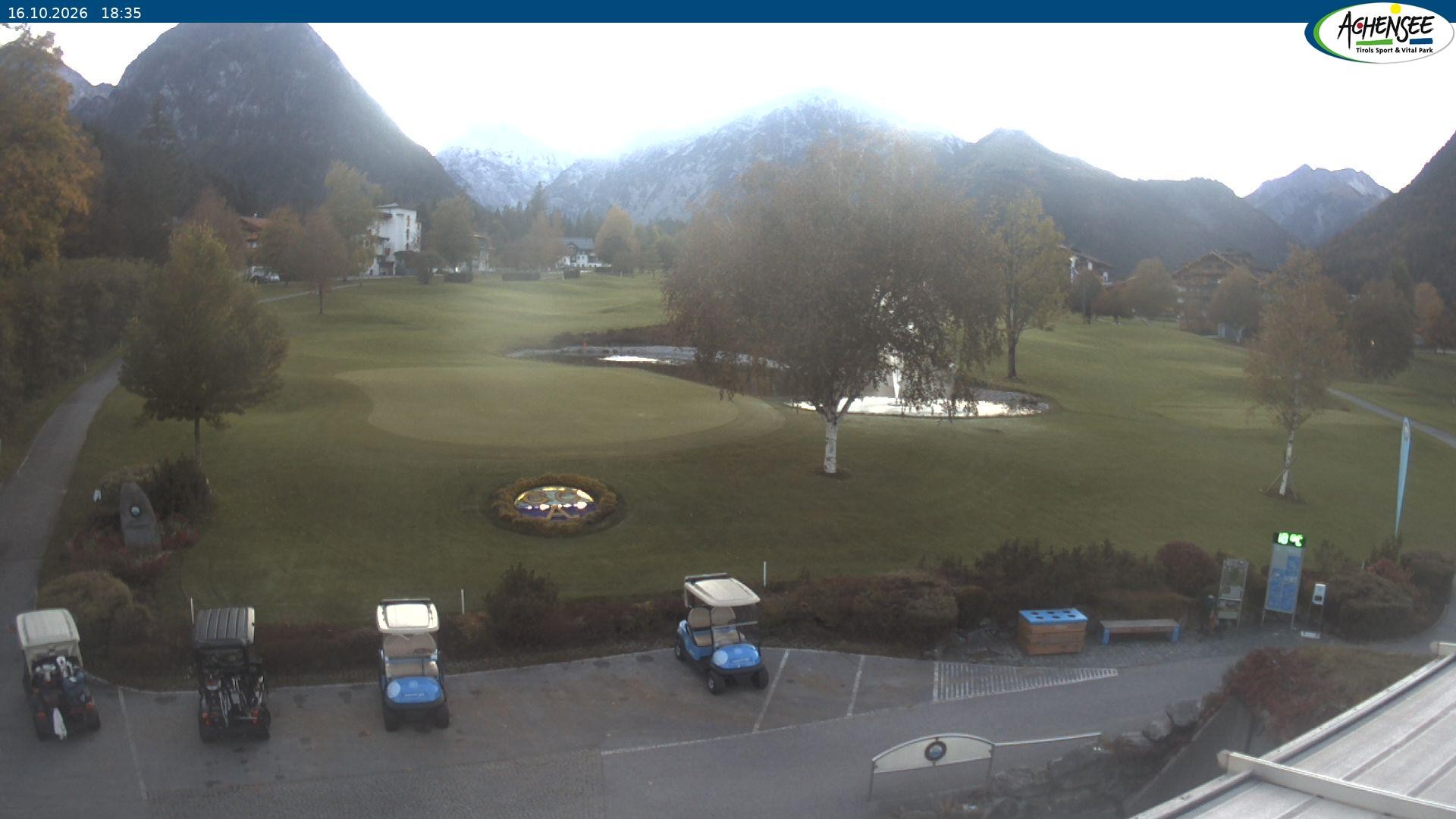 Archiv Foto Webcam Pertisau am Achensee - Golfclub