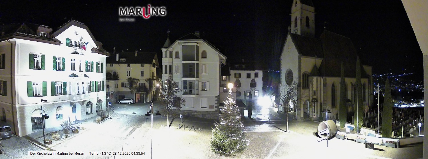 Archiv Foto Webcam Pfarrkirche Maria Himmelfahrt Marling