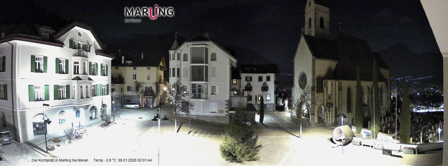 Archiv Foto Webcam Pfarrkirche Maria Himmelfahrt Marling