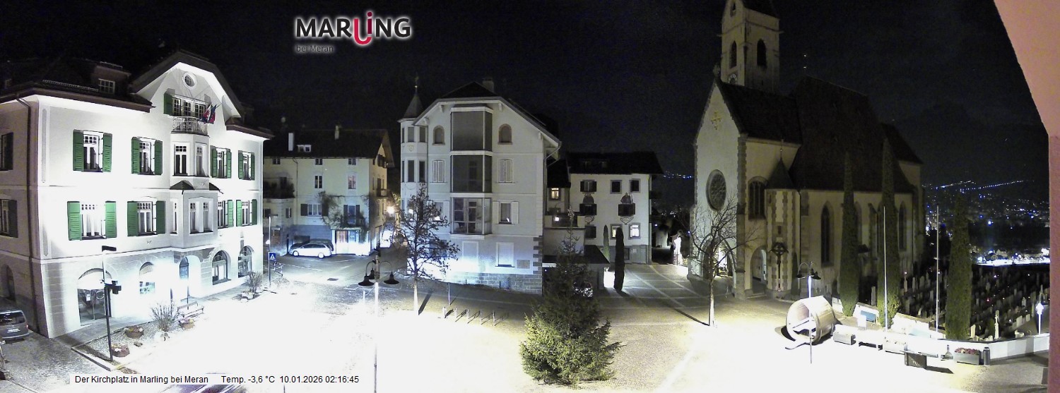 Archiv Foto Webcam Pfarrkirche Maria Himmelfahrt Marling