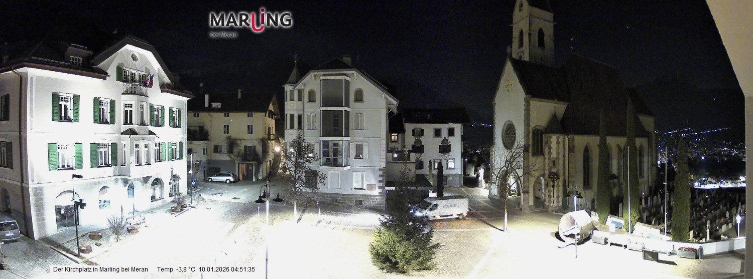 Archiv Foto Webcam Pfarrkirche Maria Himmelfahrt Marling