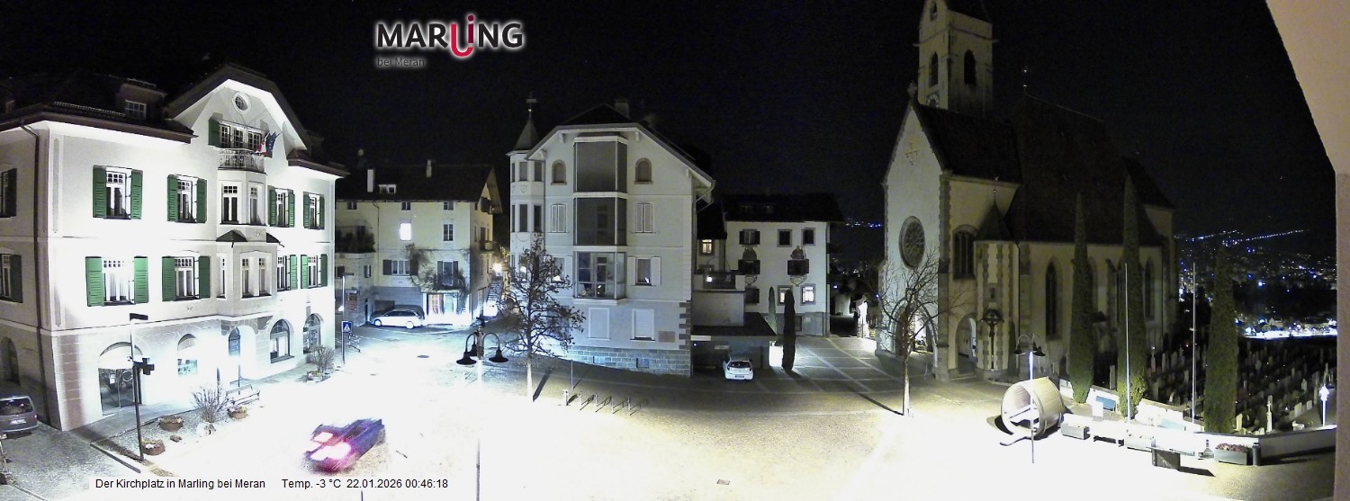 Archiv Foto Webcam Pfarrkirche Maria Himmelfahrt Marling