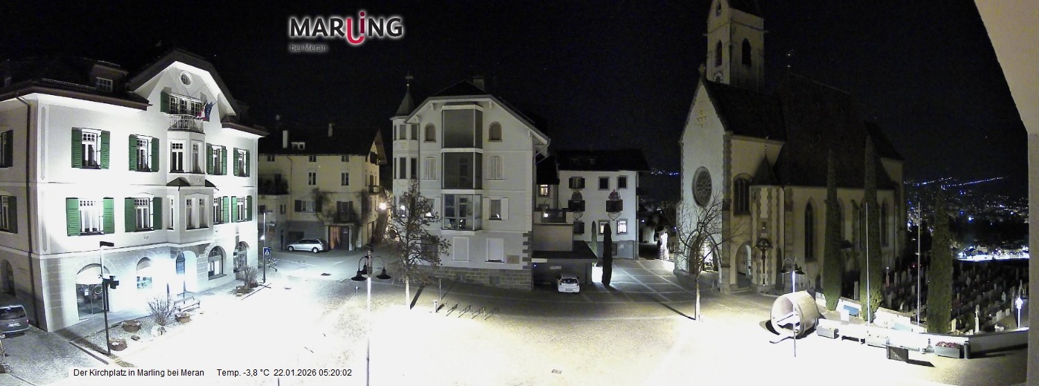 Archiv Foto Webcam Pfarrkirche Maria Himmelfahrt Marling