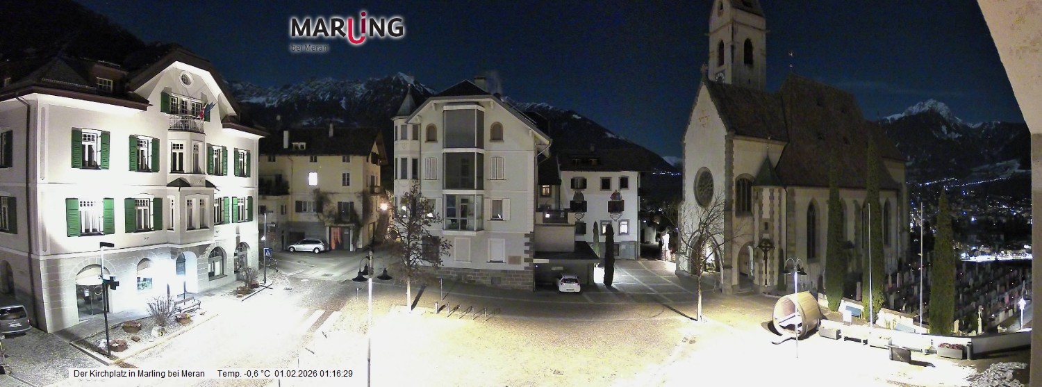 Archiv Foto Webcam Pfarrkirche Maria Himmelfahrt Marling