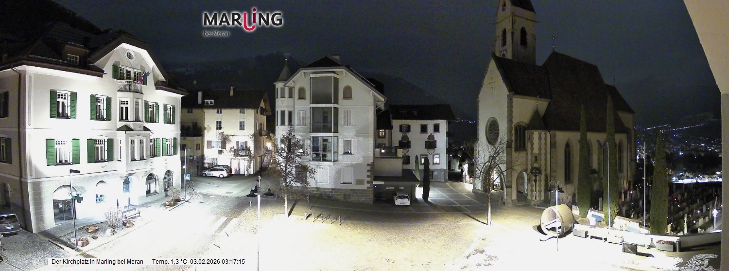 Archiv Foto Webcam Pfarrkirche Maria Himmelfahrt Marling