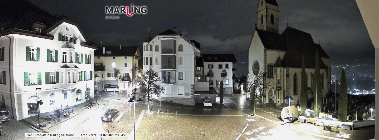 Archiv Foto Webcam Pfarrkirche Maria Himmelfahrt Marling