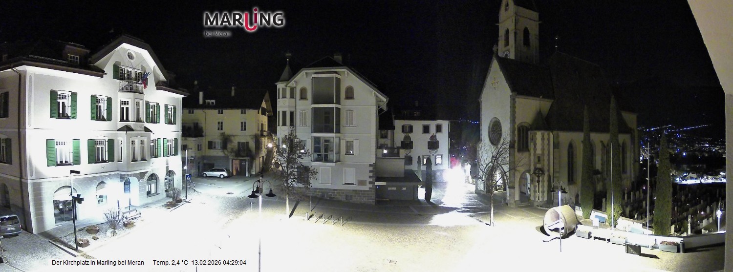 Archiv Foto Webcam Pfarrkirche Maria Himmelfahrt Marling