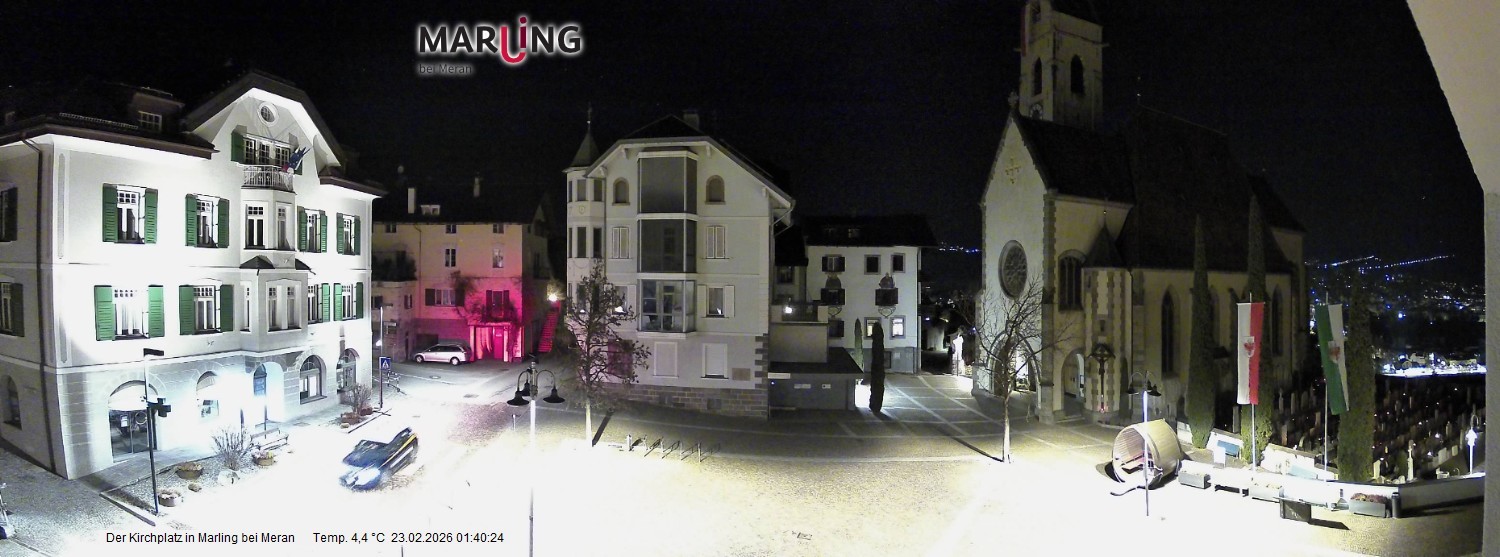 Archiv Foto Webcam Pfarrkirche Maria Himmelfahrt Marling