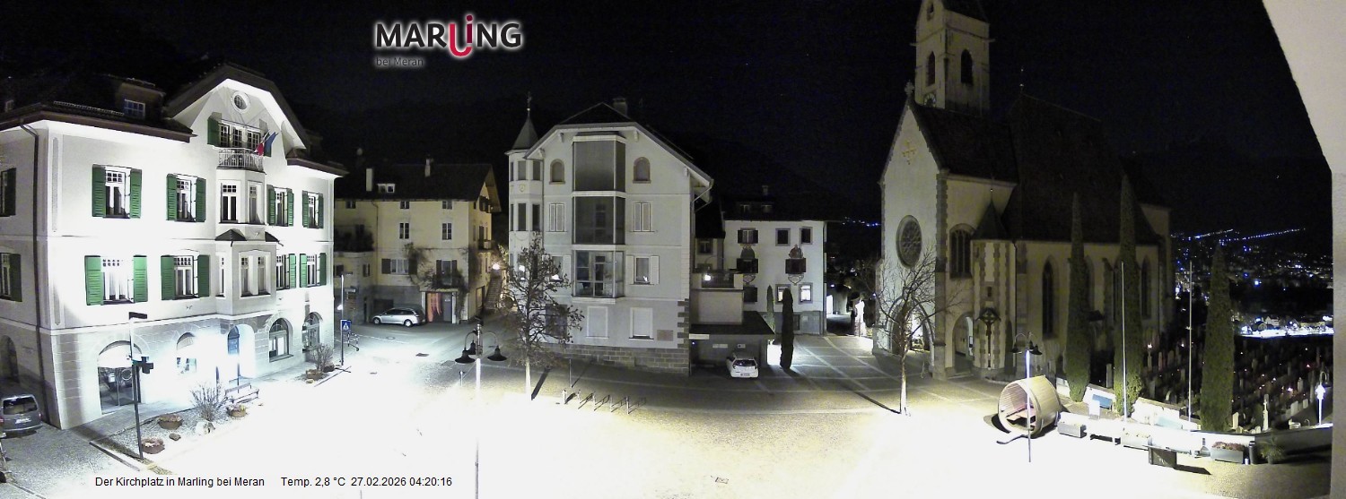 Archiv Foto Webcam Pfarrkirche Maria Himmelfahrt Marling