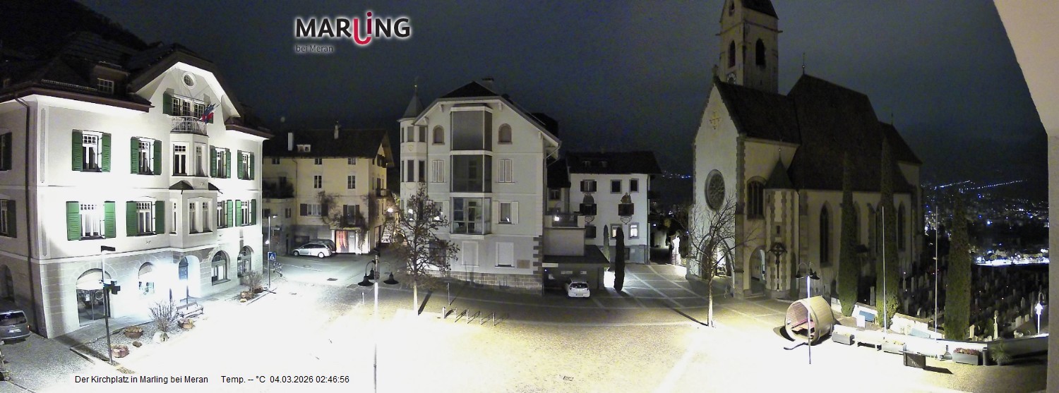 Archiv Foto Webcam Pfarrkirche Maria Himmelfahrt Marling