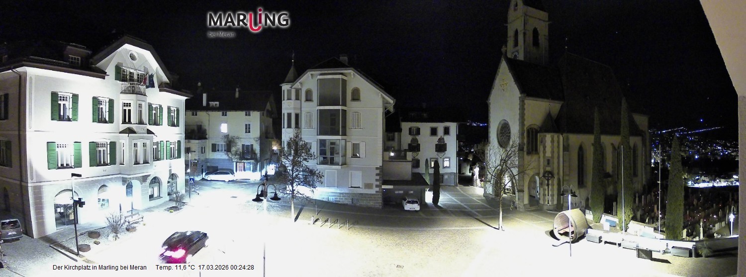 Archiv Foto Webcam Pfarrkirche Maria Himmelfahrt Marling