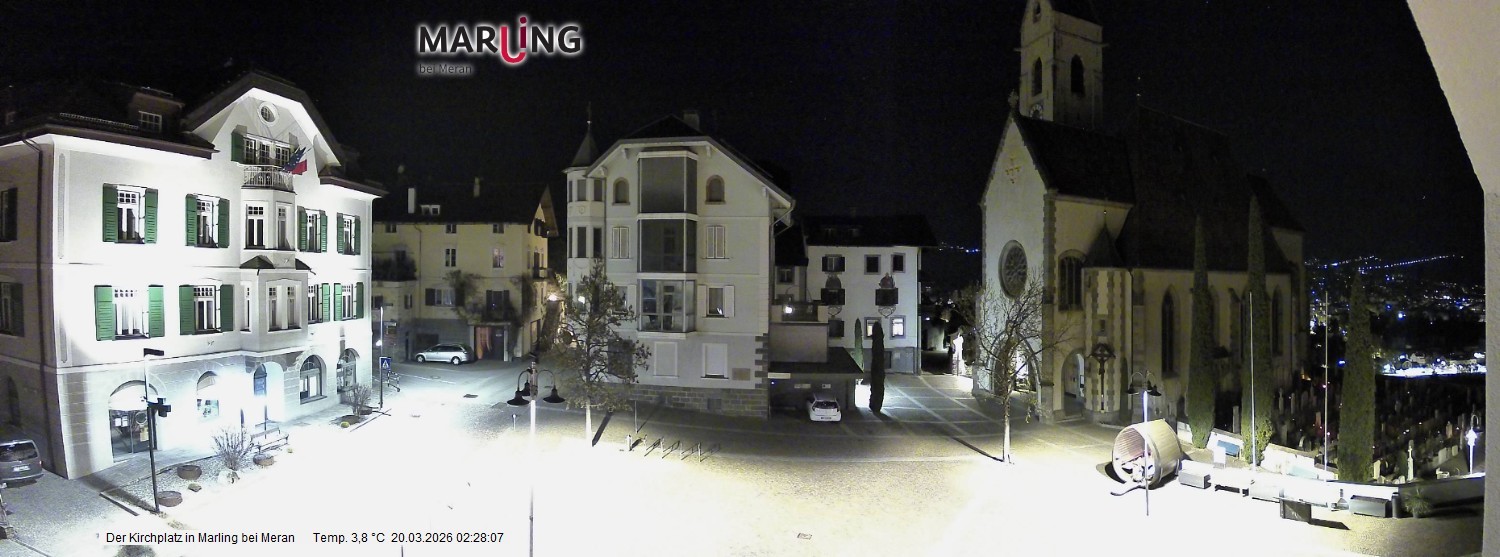 Archiv Foto Webcam Pfarrkirche Maria Himmelfahrt Marling