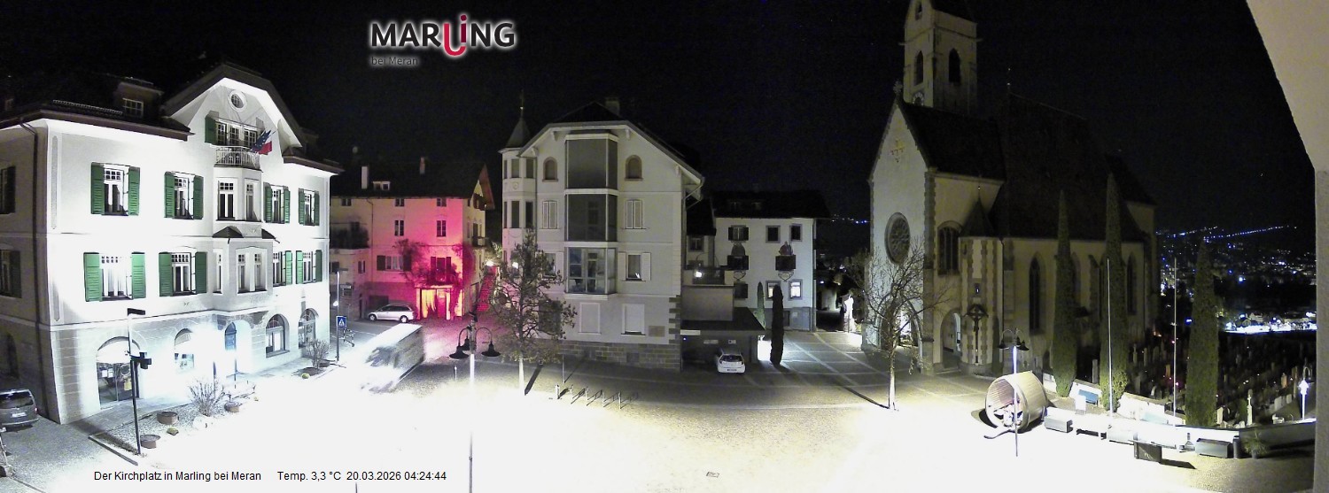 Archiv Foto Webcam Pfarrkirche Maria Himmelfahrt Marling