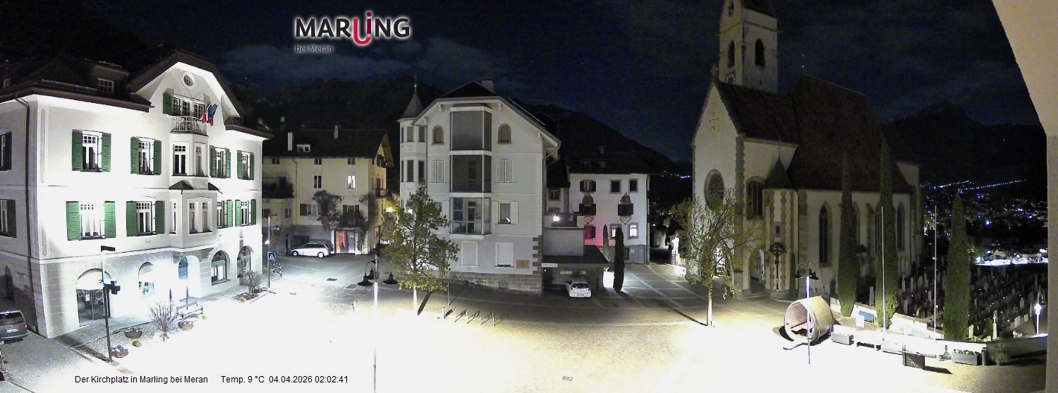 Archiv Foto Webcam Pfarrkirche Maria Himmelfahrt Marling