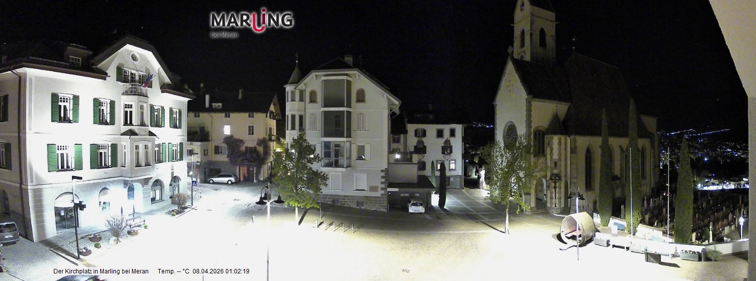 Archiv Foto Webcam Pfarrkirche Maria Himmelfahrt Marling