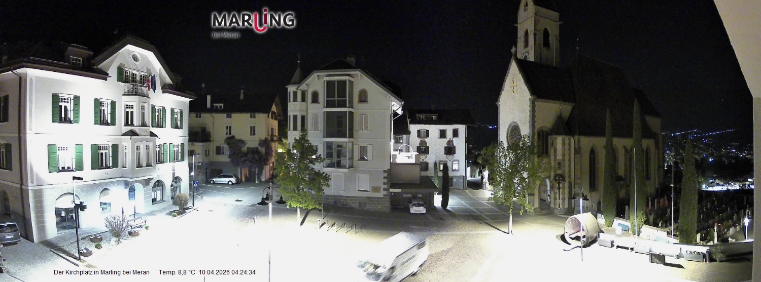 Archiv Foto Webcam Pfarrkirche Maria Himmelfahrt Marling