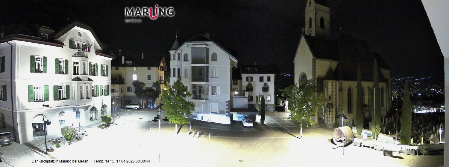 Archiv Foto Webcam Pfarrkirche Maria Himmelfahrt Marling
