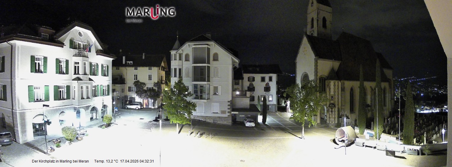 Archiv Foto Webcam Pfarrkirche Maria Himmelfahrt Marling