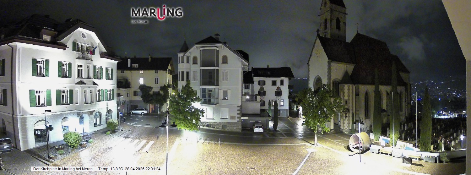 Archiv Foto Webcam Pfarrkirche Maria Himmelfahrt Marling