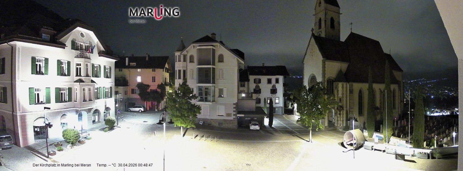 Archiv Foto Webcam Pfarrkirche Maria Himmelfahrt Marling