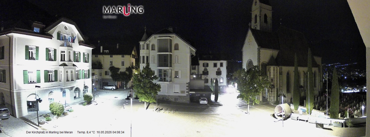 Archiv Foto Webcam Pfarrkirche Maria Himmelfahrt Marling
