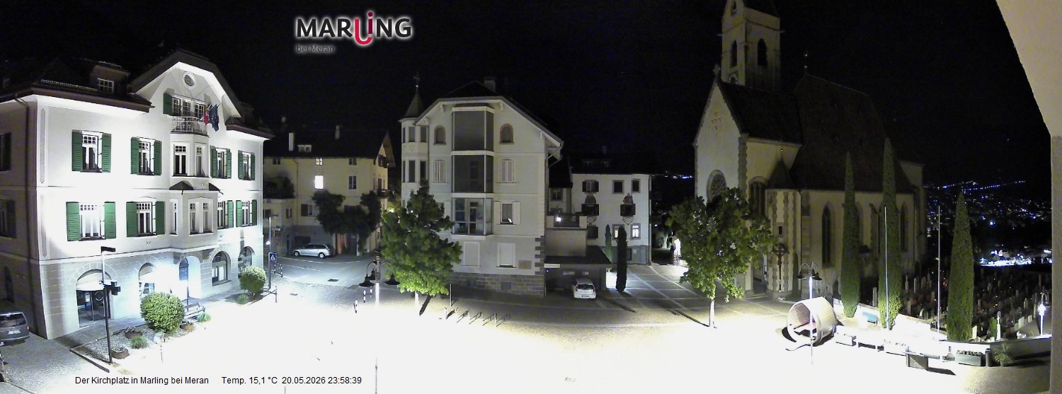 Archiv Foto Webcam Pfarrkirche Maria Himmelfahrt Marling