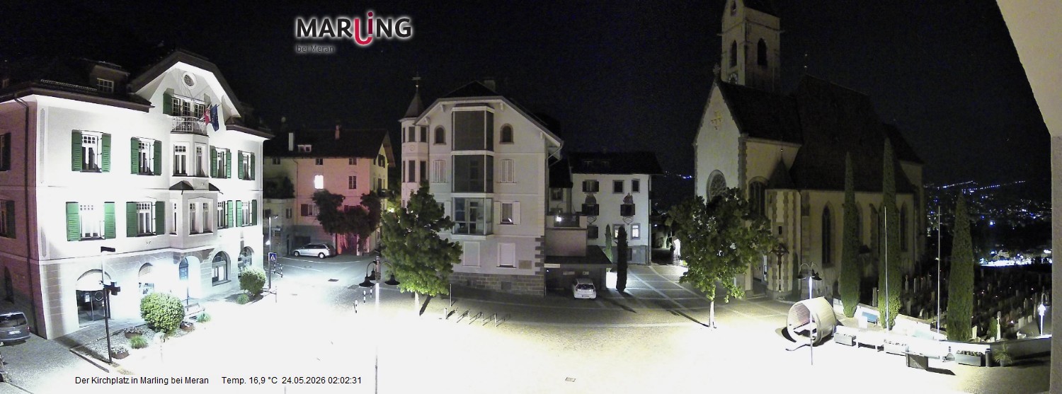 Archiv Foto Webcam Pfarrkirche Maria Himmelfahrt Marling