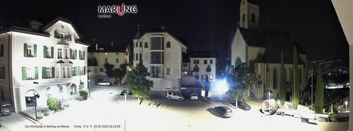Archiv Foto Webcam Pfarrkirche Maria Himmelfahrt Marling