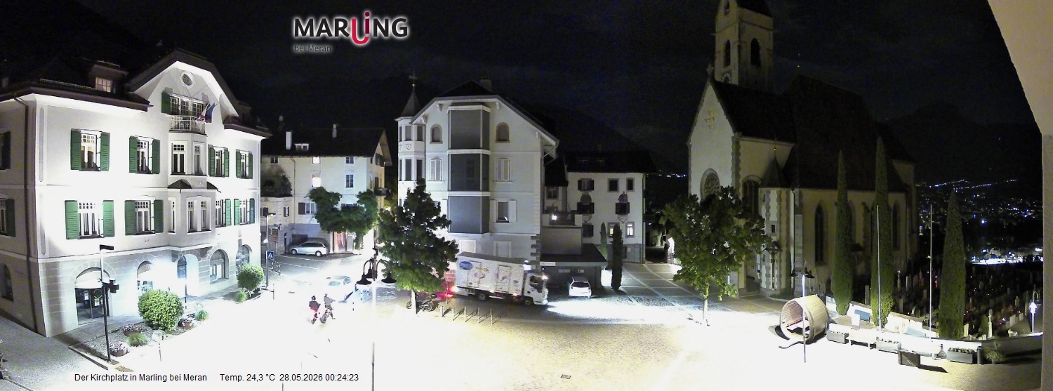 Archiv Foto Webcam Pfarrkirche Maria Himmelfahrt Marling