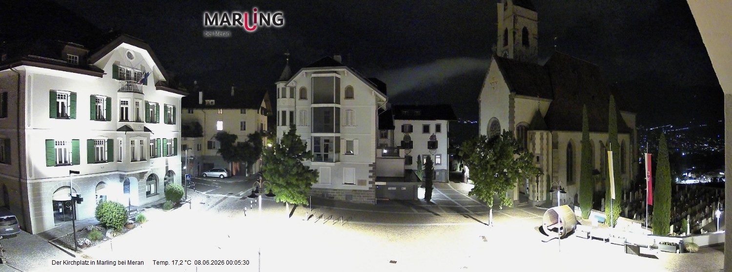 Archiv Foto Webcam Pfarrkirche Maria Himmelfahrt Marling