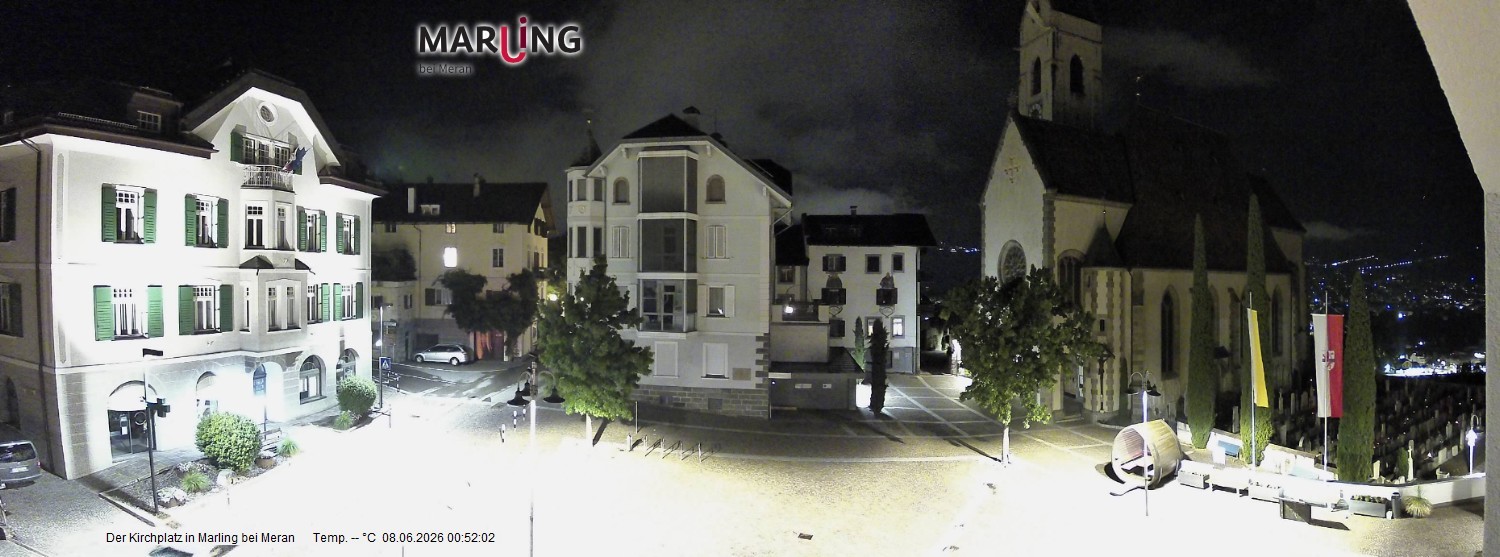 Archiv Foto Webcam Pfarrkirche Maria Himmelfahrt Marling