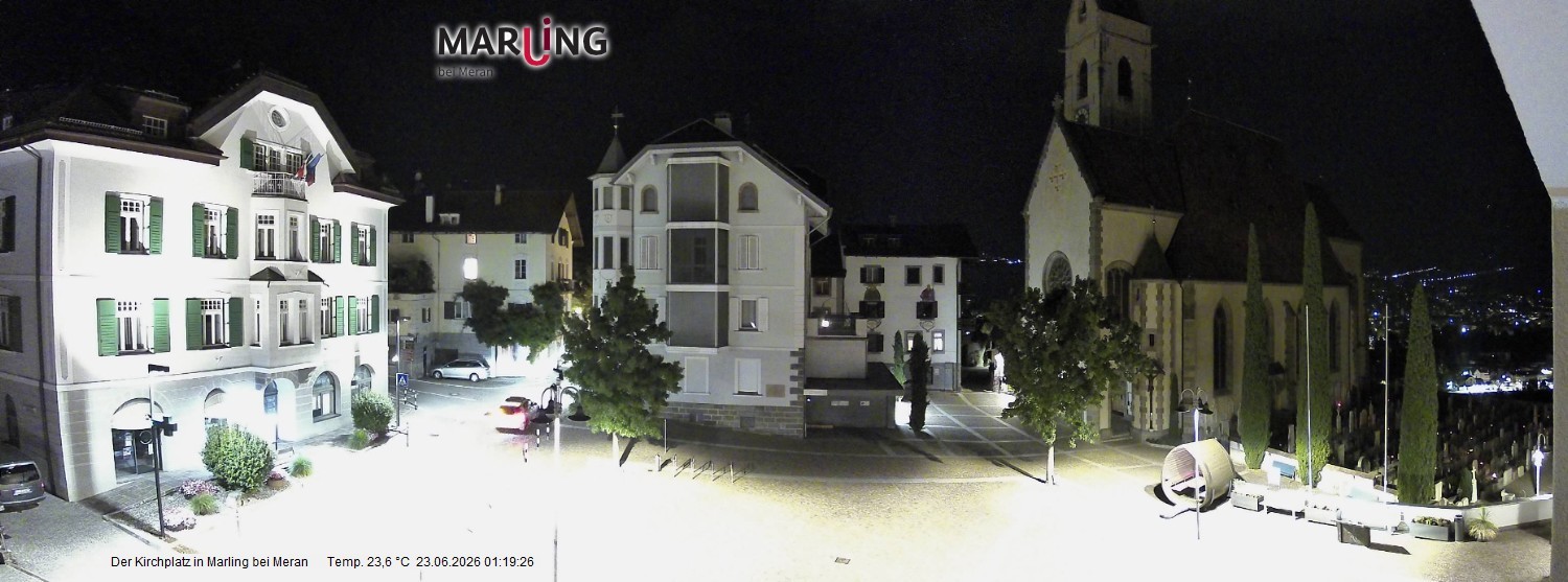 Archiv Foto Webcam Pfarrkirche Maria Himmelfahrt Marling
