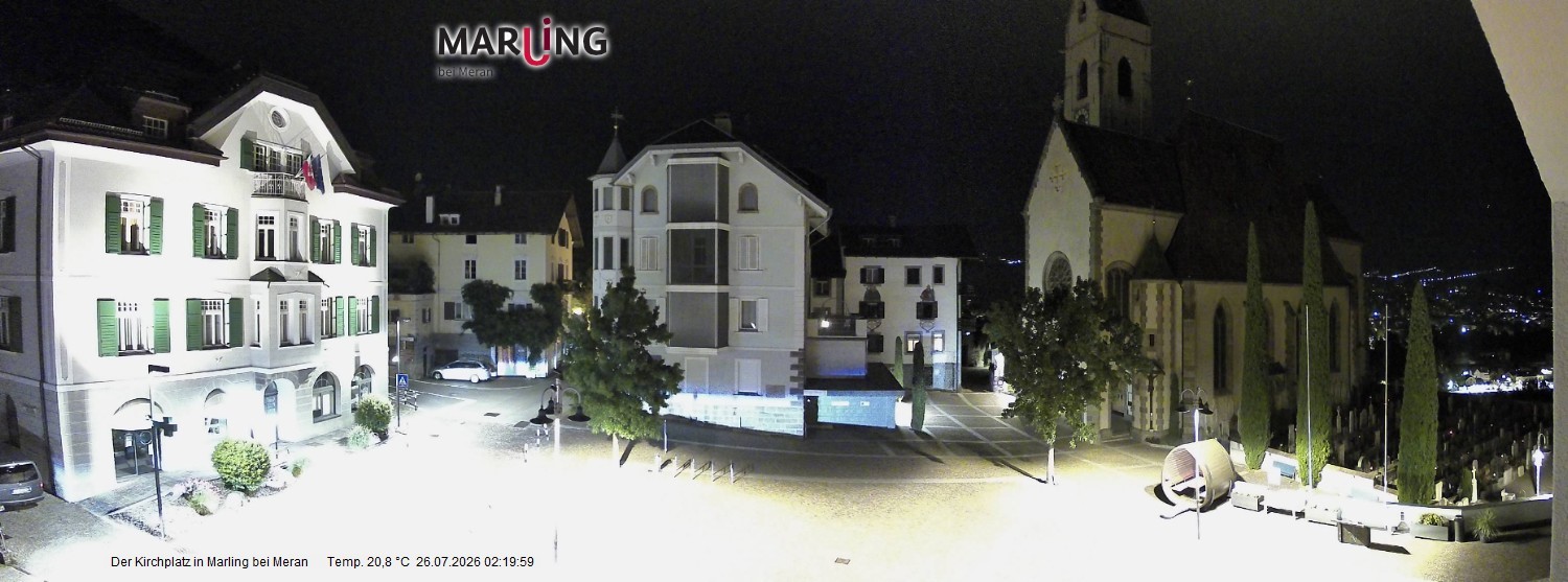 Archiv Foto Webcam Pfarrkirche Maria Himmelfahrt Marling