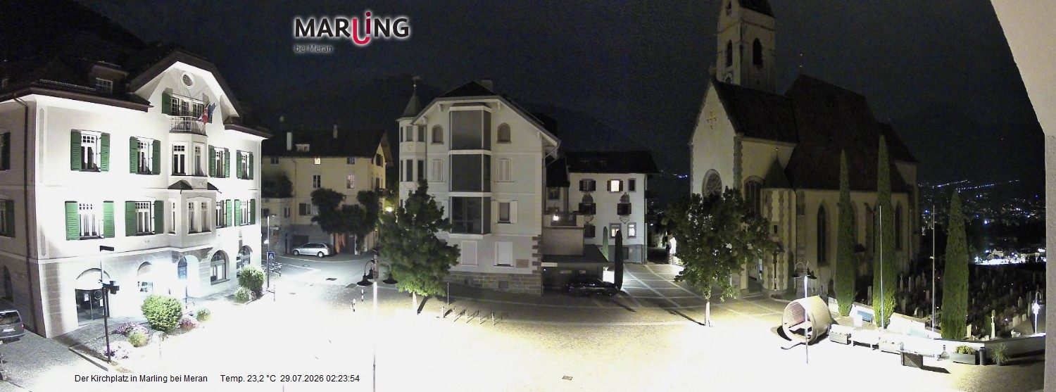 Archiv Foto Webcam Pfarrkirche Maria Himmelfahrt Marling