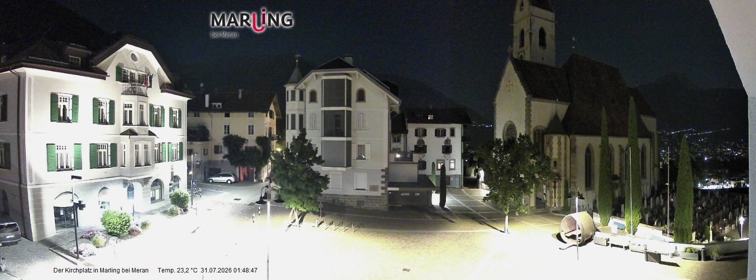 Archiv Foto Webcam Pfarrkirche Maria Himmelfahrt Marling