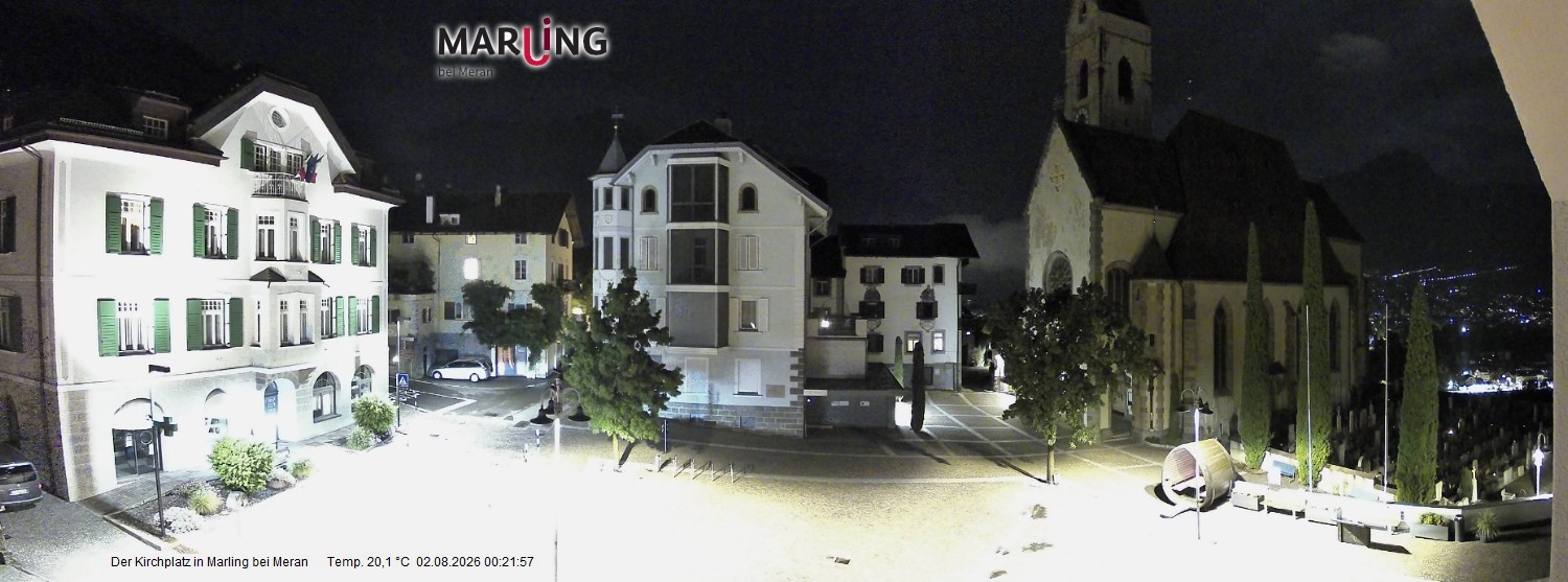 Archiv Foto Webcam Pfarrkirche Maria Himmelfahrt Marling