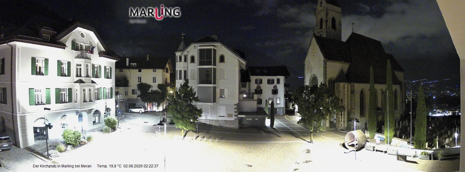 Archiv Foto Webcam Pfarrkirche Maria Himmelfahrt Marling